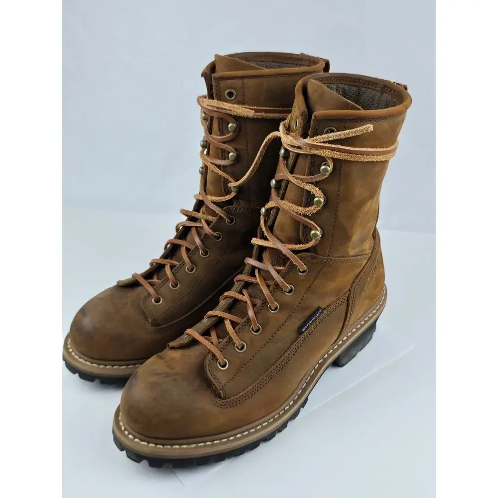 Carolina Logger Boots CA8824 Spruce Soft Toe Waterproof Size 11 D